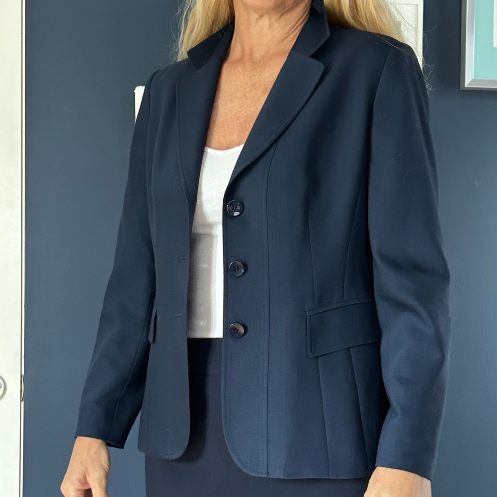 Talbots navy blazer